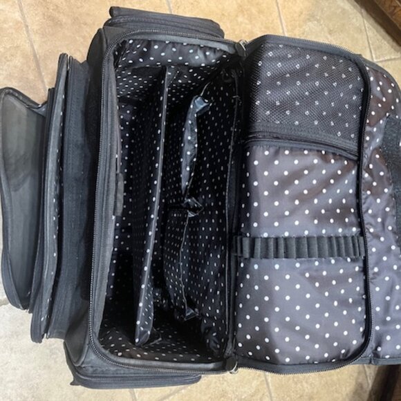 The Paper Studio Black Rolling Tote - Picture 5 of 5